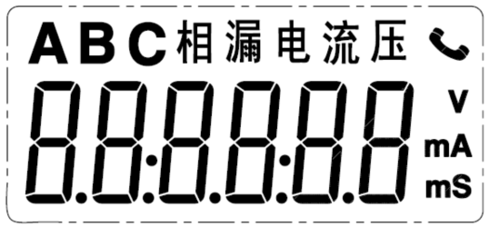 控制與保護開關顯示面板 控制與保護開關顯示面板